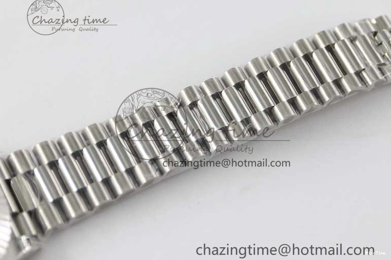 MiroTime 0329 Comfortable Day Date 40mm SS 904L Steel TWF 1:1 Best Edition Ice Blue Arabic Dial on SS Bracelet A 2357